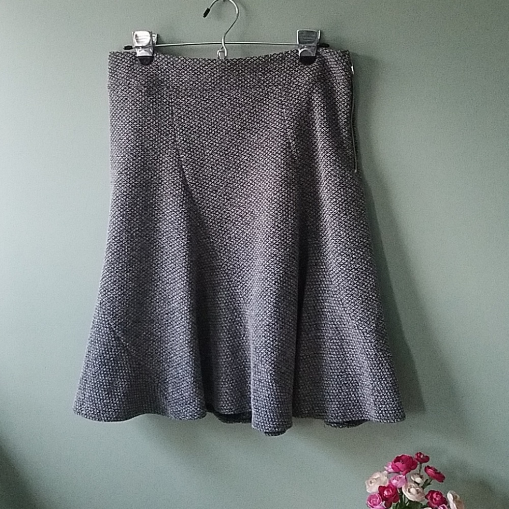 Black & White Sweater Skirt